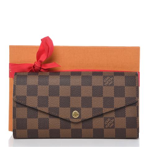 lv sarah wallet damier|sarah damier ebene wallet.